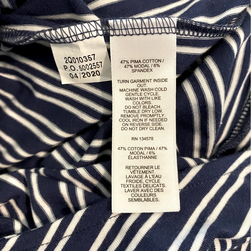 Vineyard Vines Cat Cay Striped Knit Jumpsuit Size 3X NWT - Picture 10 of 10